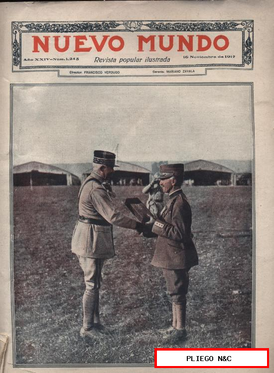 Nuevo Mundo. Revista Popular Ilustrada nº 1245. 16 Noviembre de 1917