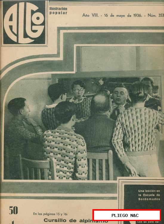 Algo nº 353. Mayo 1936