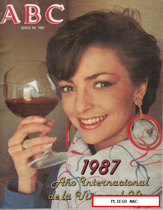 ABC. Año Internacional del Vino. Junio de 1987