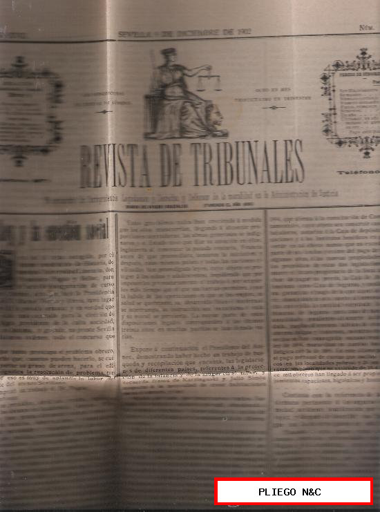 Revista de Tribunales nº 1. 221. Sevilla 9 de Diciembre de 1902