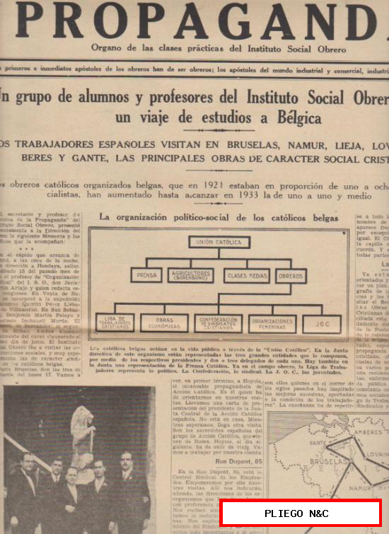 Propaganda. Órgano de las clases prácticas del Instituto Nacional Obrero. Año 1933