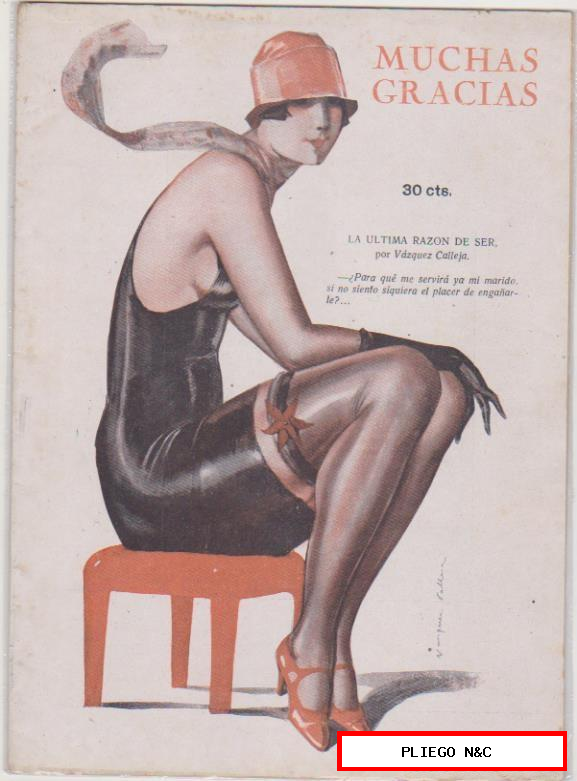 muchas gracias nº 156. Revista satírica. Años 1927