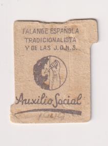 Francisco de Orellana. Emblema de Auxilio Social