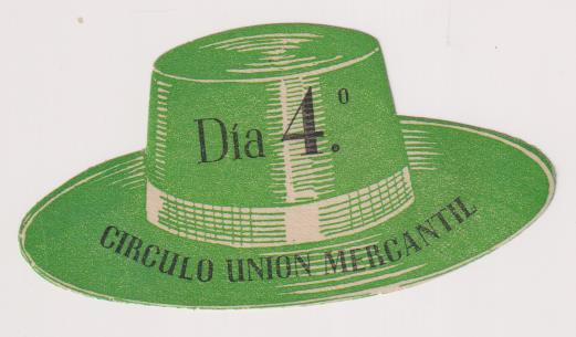 Sombrero Troquelado (8,5x4,5) Iberia, para teñir. Norit, para lavar. Orión, DDT, para matar