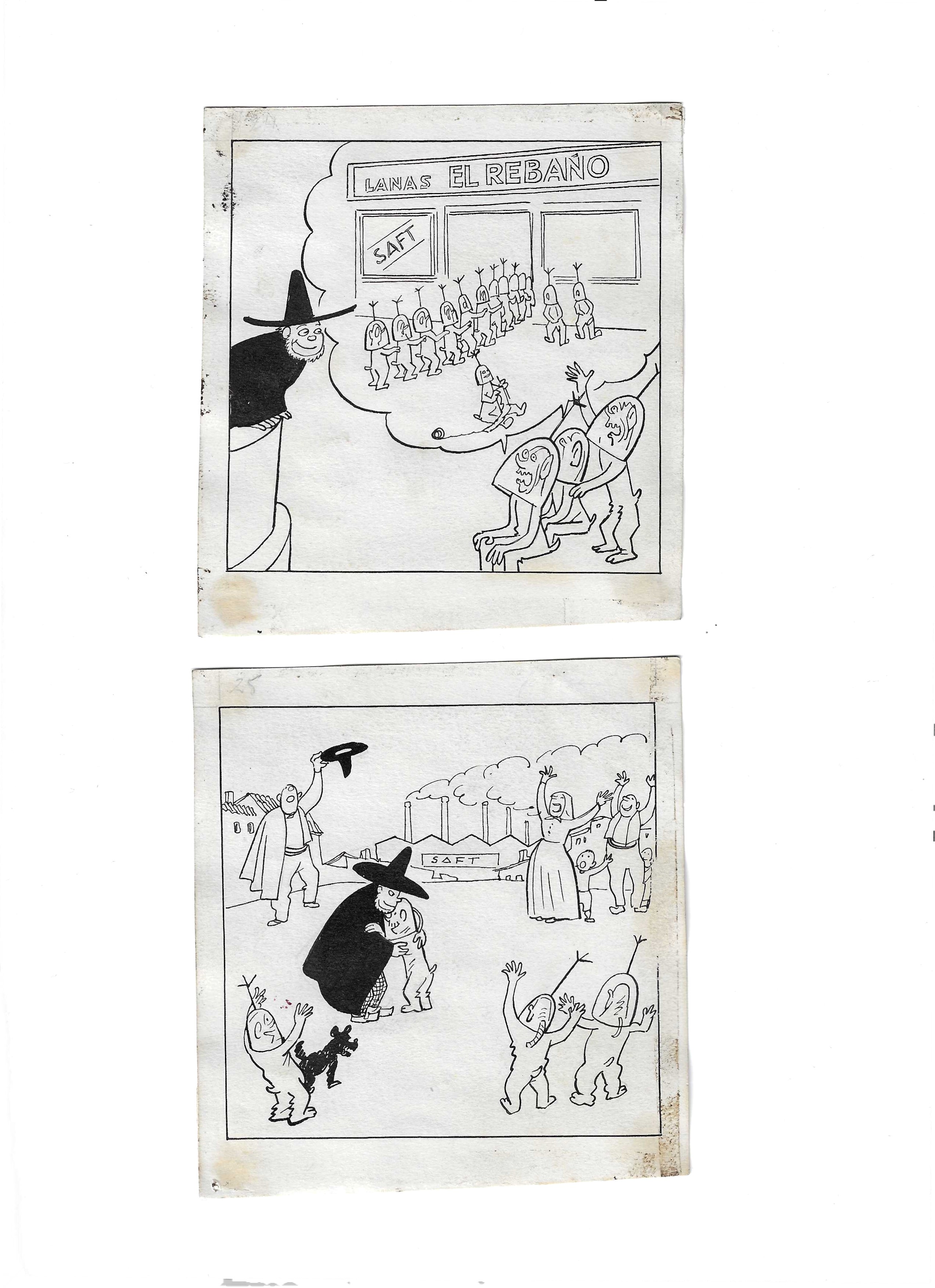 Conjunto de dibujos originales de Valentí Castany (1898-1965). Muy interesante y raro completo