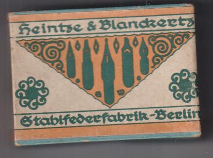 Heintze & Blanckertz, Caja casi llenade plumillas sin usar