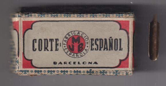 Corte Español M.J.B. Cajita (66x35x20 mm.) Contiene 35 plumillas