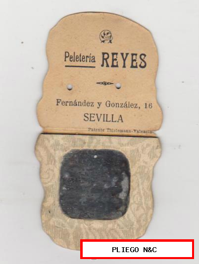 Espejo (6x7) Publicidad de Peletería Reyes-Sevilla. ¡VER FOTOS ADICIONALES!