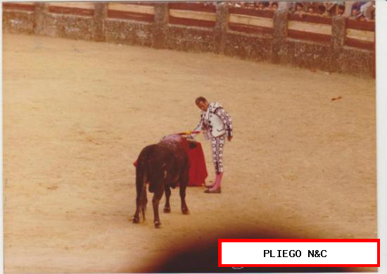 Ronda. Fotografía (12x17) Corrida Goyesca 1980. Foto Miguel Martín