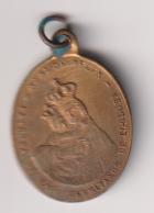 Medalla AE 2,6. Nª Sª de Belén. Patrona de los Ermitaños de Córdoba. Siglo XIX al dorso San Antonio