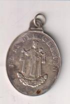 Medalla AE-2,7. Nª Sª del Carmen, R/ San luis Gonzaga. Siglo XIX