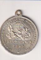 Medalla AE-2,6 Plateada. SS. Virgo lauretana Ora Pro Nobis. R/ Erect Canon 1883