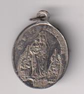 Medalla (2,7) N.S. Da Candelaria, R/ S. Manuel. Portuguesa Siglo XIX