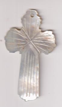 Antigua Cruz de nácar (5,3 Cms.)