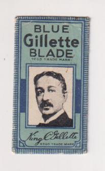 Hoja de Afeitar Blue Gillette Blade. Made in England