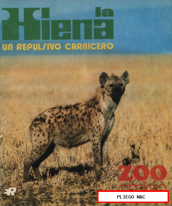 zoo amigo. Editorial Rollán 1974. Nº 9. La hiena