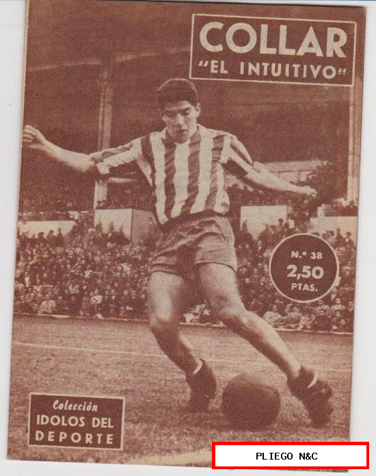 Colección Ídolos del Deporte nº 38. Collar. Unión Distribuidora de Ediciones 1958