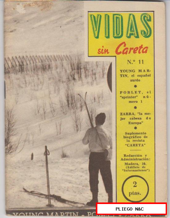 Vidas sin Careta nº 11. Año 1955