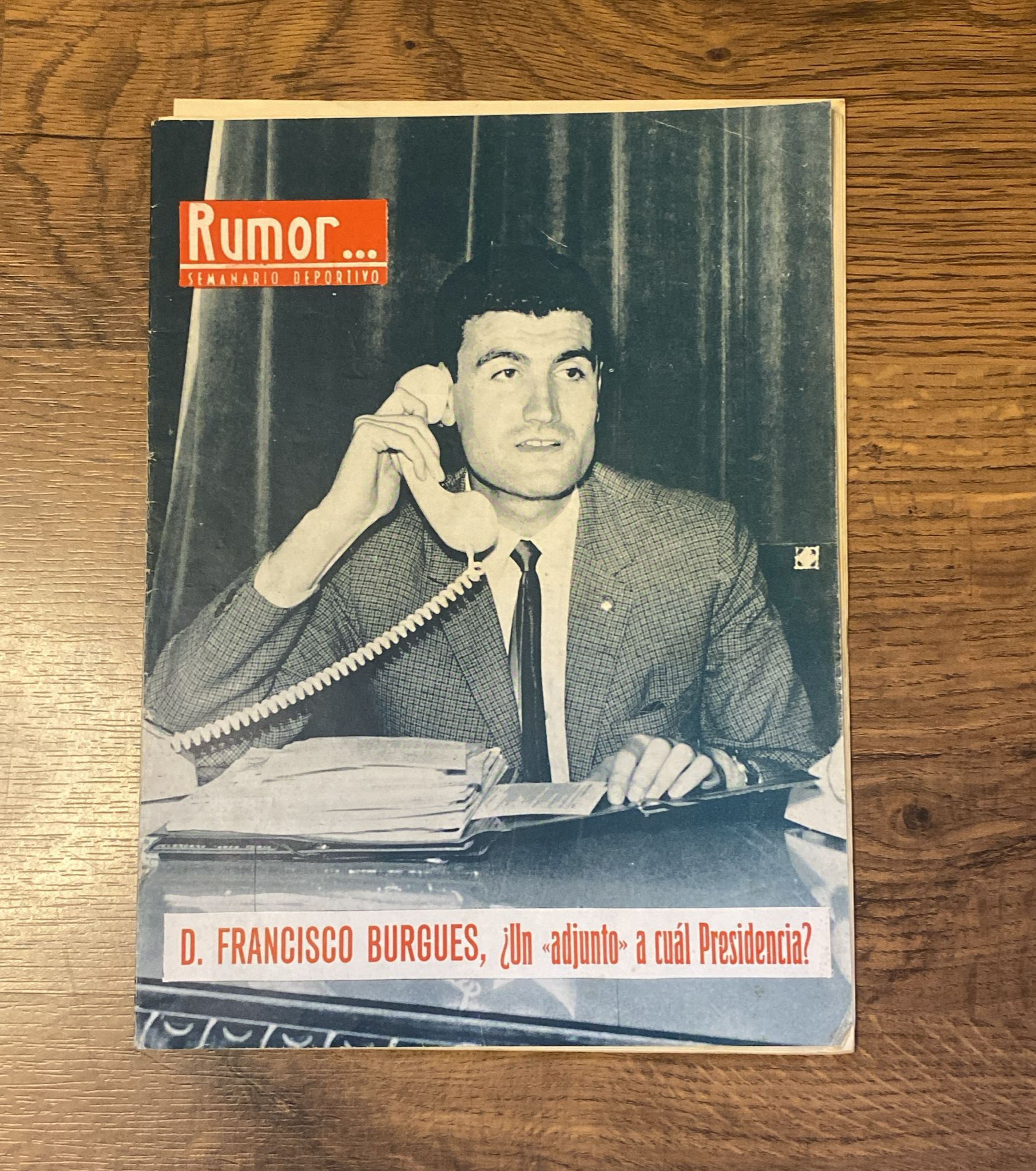Rumor. Semanario deportivo nº 113. Barcelona 3 junio 1966