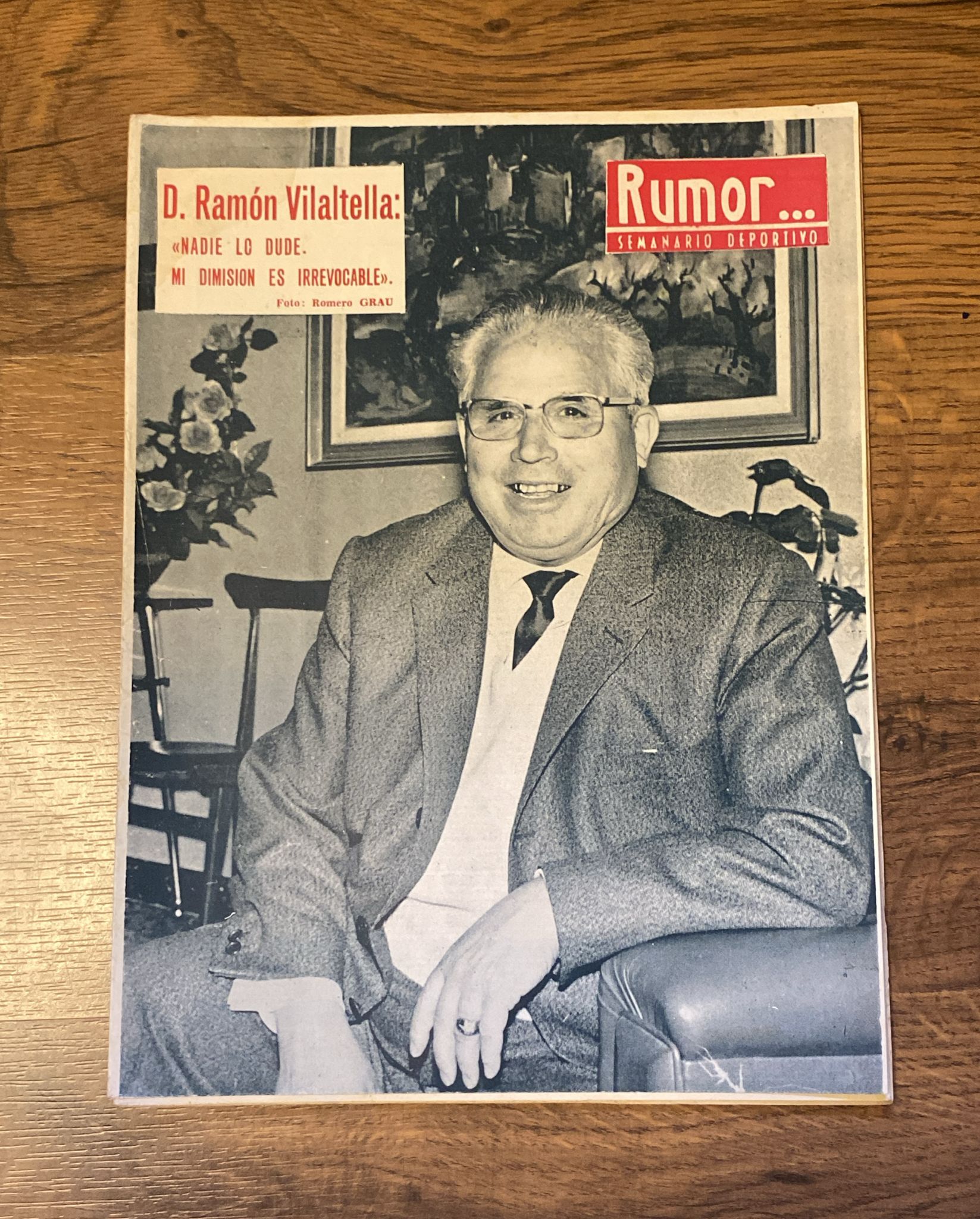 Rumor. Semanario deportivo nº 110. Barcelona 13 mayo 1966
