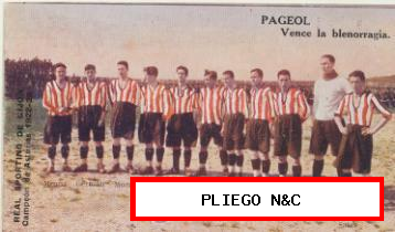 Real Sporting de Gijón. Campeón de Asturias 1922-23. Laboratorios Urodonal