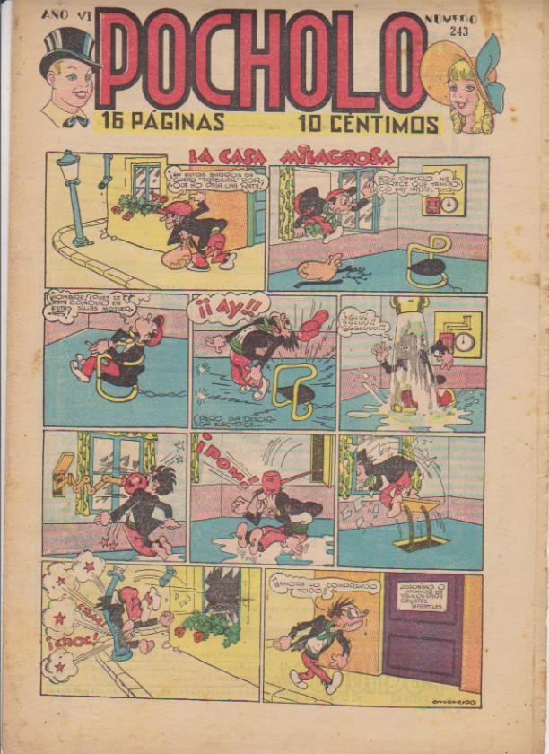 Pocholo nº 243. S. Vives 1930. Con dibujos de C. Arnal