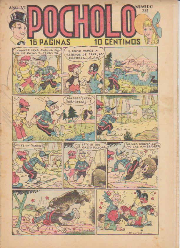 Pocholo nº 235. S. Vives 1930. Con dibujos de C. Arnal