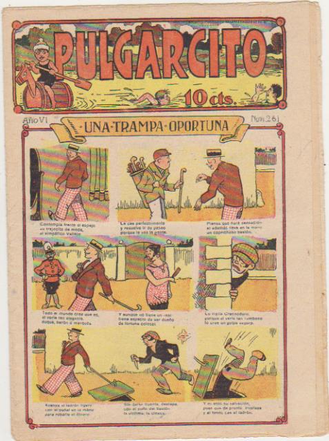 Pulgarcito nº 261. El Gato Negro 1921. DIFÍCIL