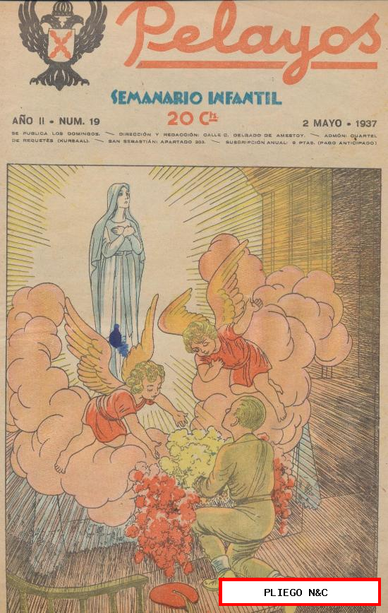 Pelayos nº 19. Mayo 1937
