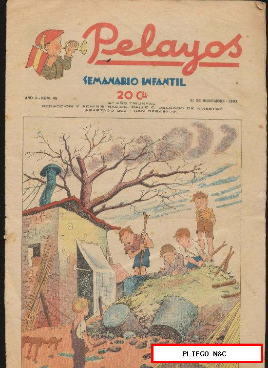 Pelayos nº 48. Noviembre 1937