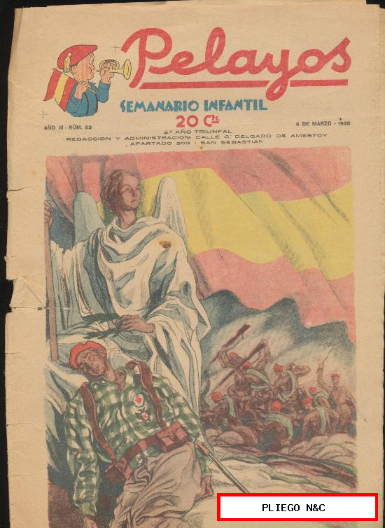 Pelayos nº 63. Marzo 1938