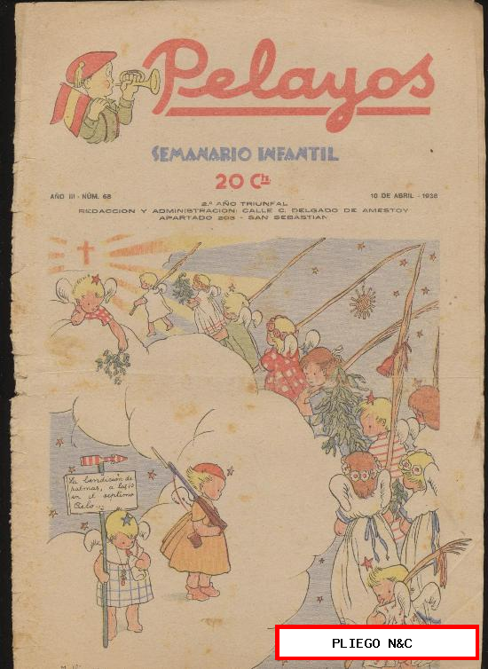 Pelayos nº 68. Abril 1938