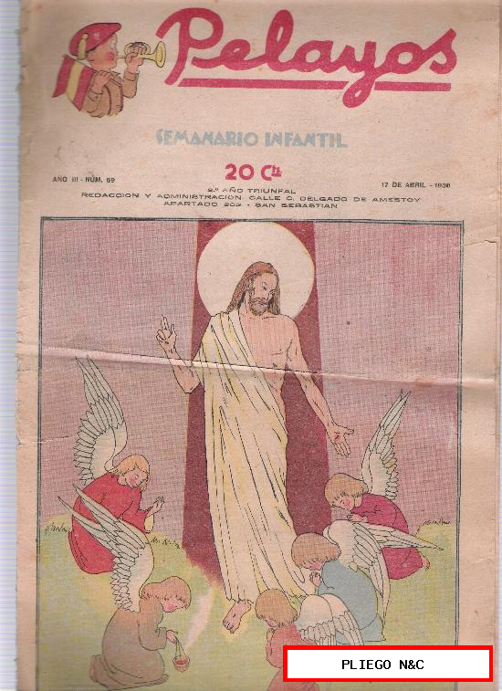 Pelayos nº 69. Abril 1938