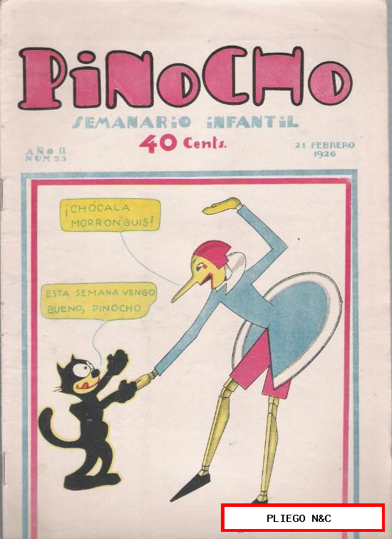 Pinocho nº 53. Editorial Calleja 1925