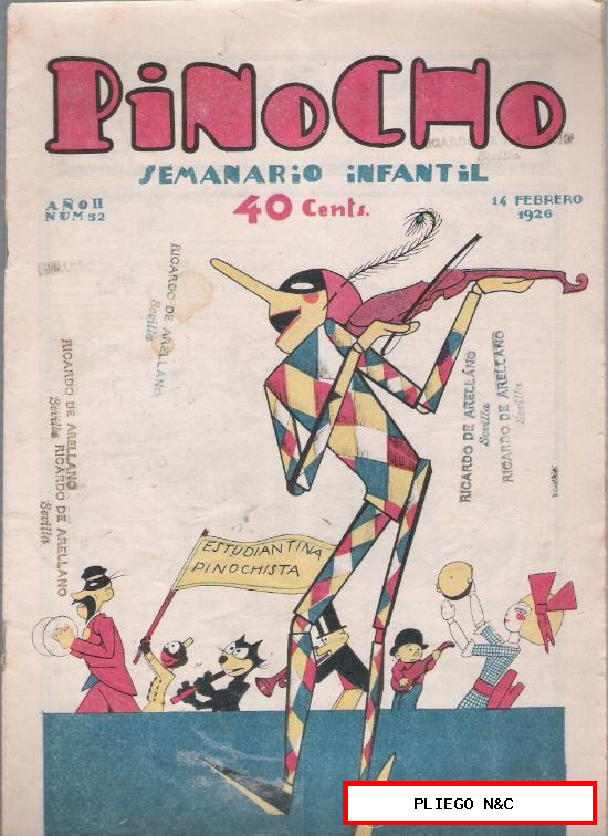 Pinocho nº 52. Editorial Calleja 1925