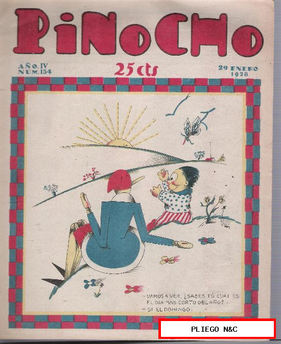 Pinocho nº 154. Editorial Calleja 1925