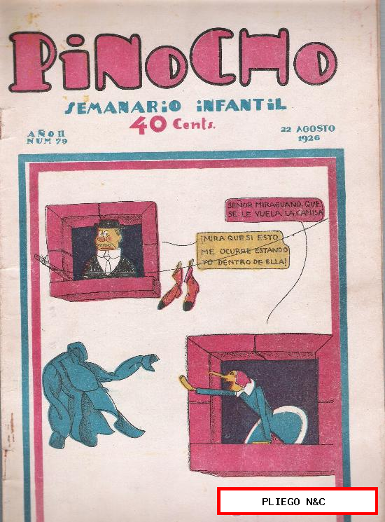 Pinocho nº 79. Editorial Calleja 1925