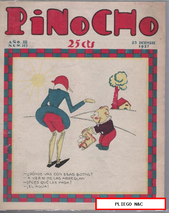 Pinocho nº 149. Editorial S. Calleja 1925