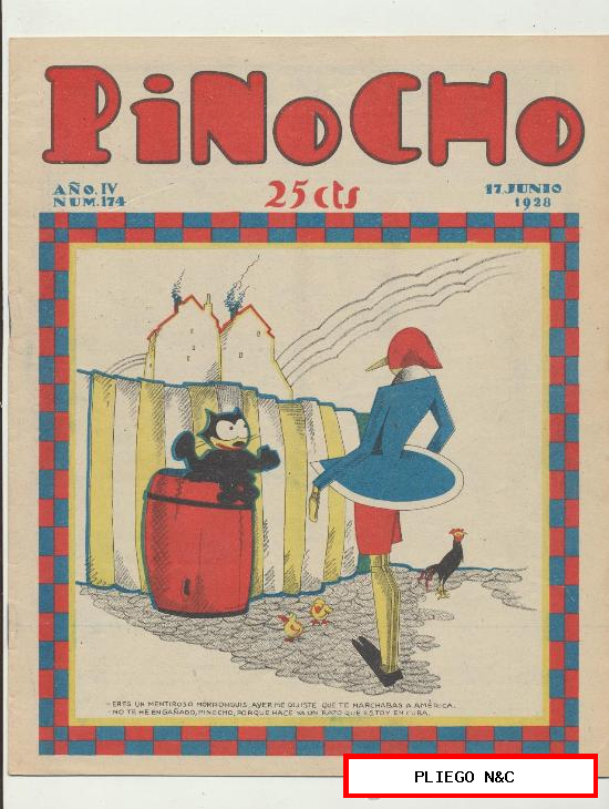 Pinocho nº 174. Editorial Calleja 1925