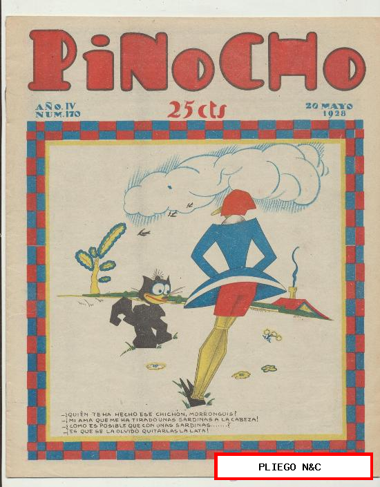 Pinocho nº 170. Editorial Calleja 1925