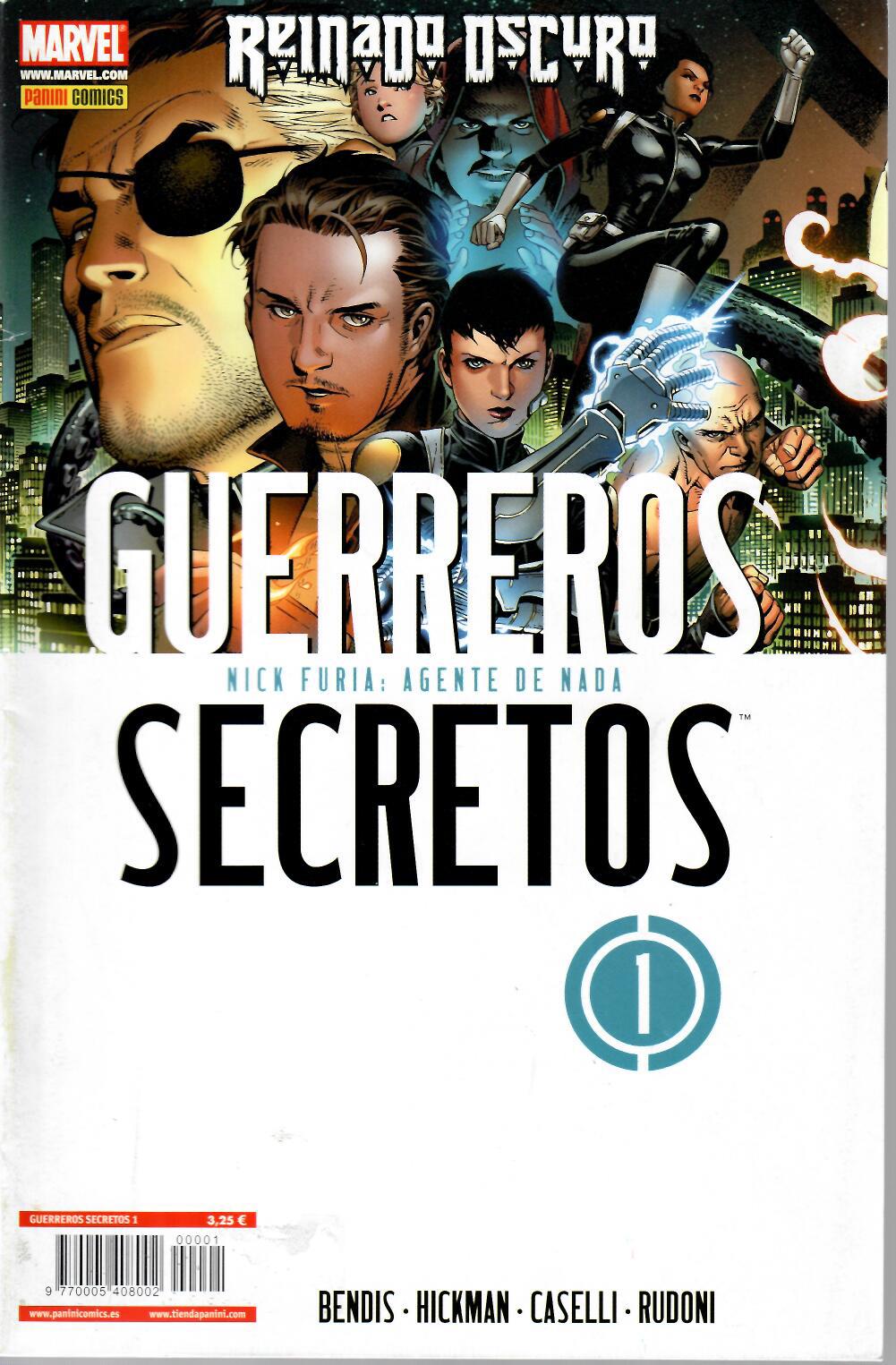 Guerreros Secretos. Panini 2009. Nº 1