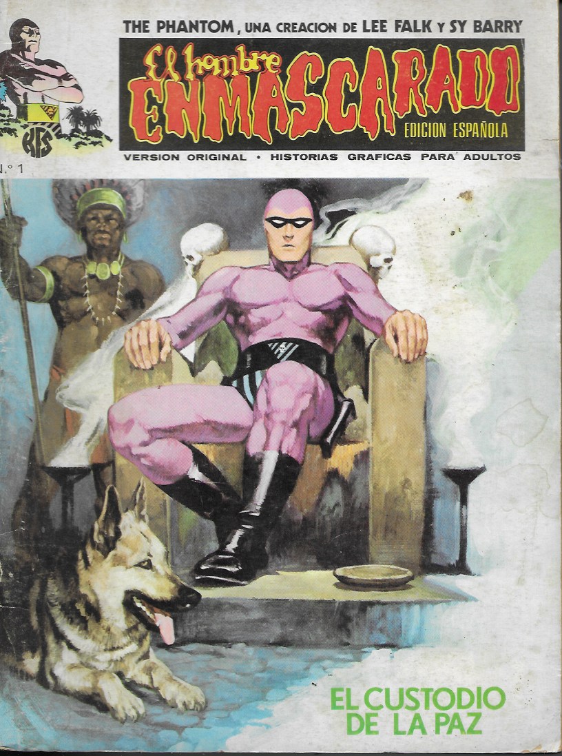 El Hombre Enmascarado. Vértice 1973. Nº 1