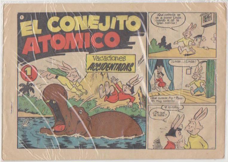 El Conejito Atómico nº 1. Cliper 1958