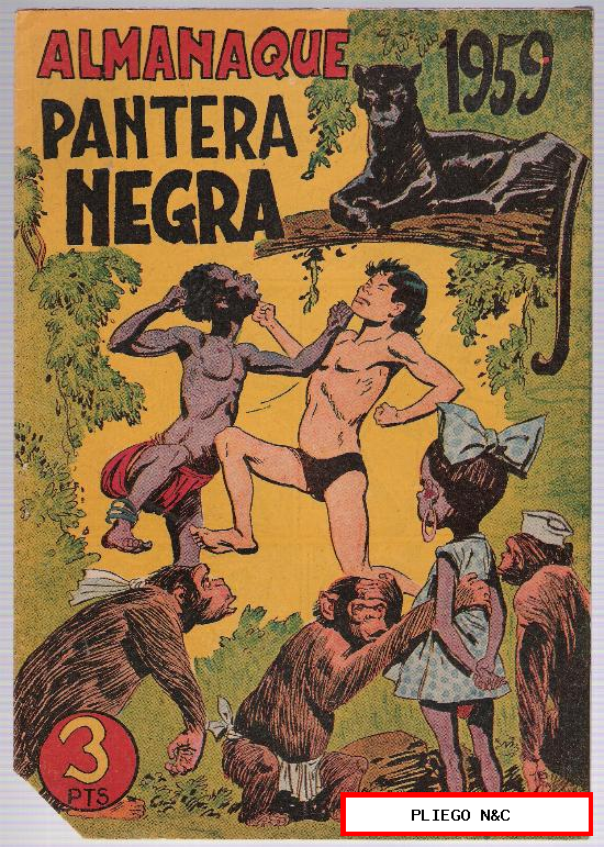 pantera negra. Almanaque 1959. Maga