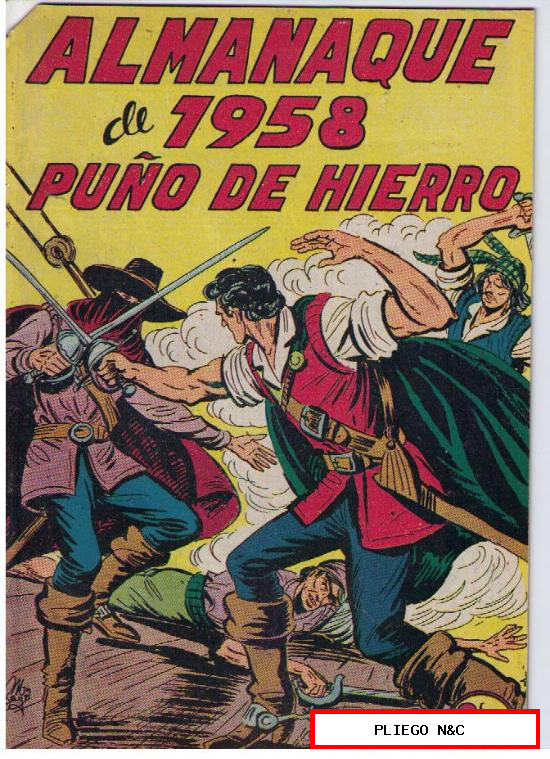 Puño de Hierro. Almanaque 1958