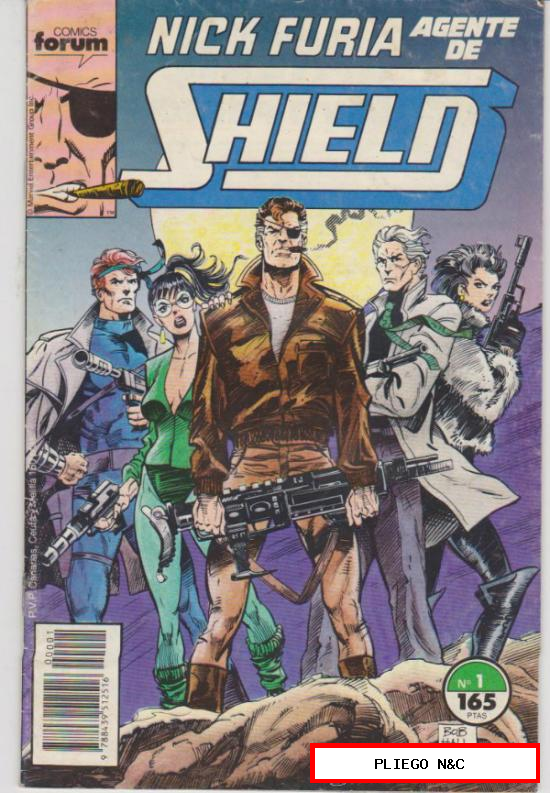 Nick Furia Agente de Shield. Forum 1990. Nº 1