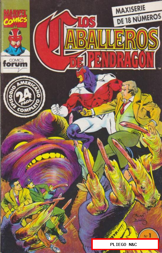 Los Caballeros de Pendragon. Forum 1992. Nº 1