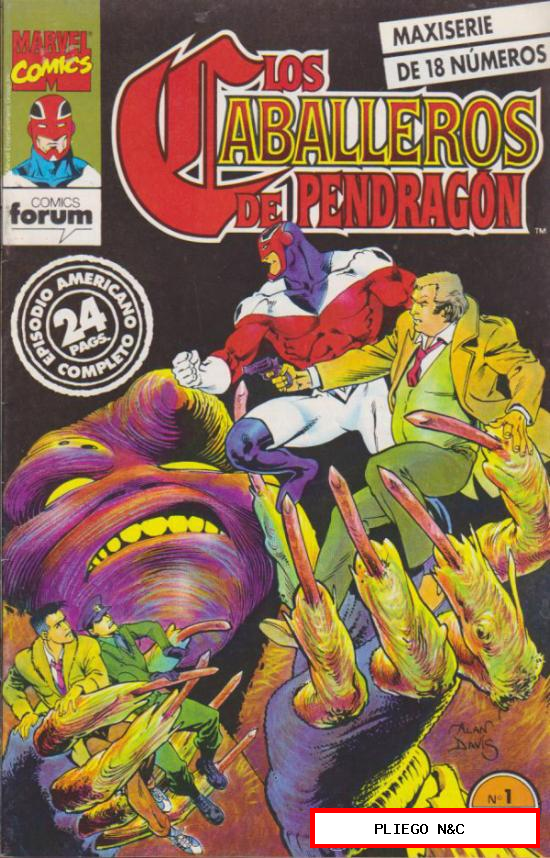 Los Caballeros de Pendragon. Forum 1992. Nº 1