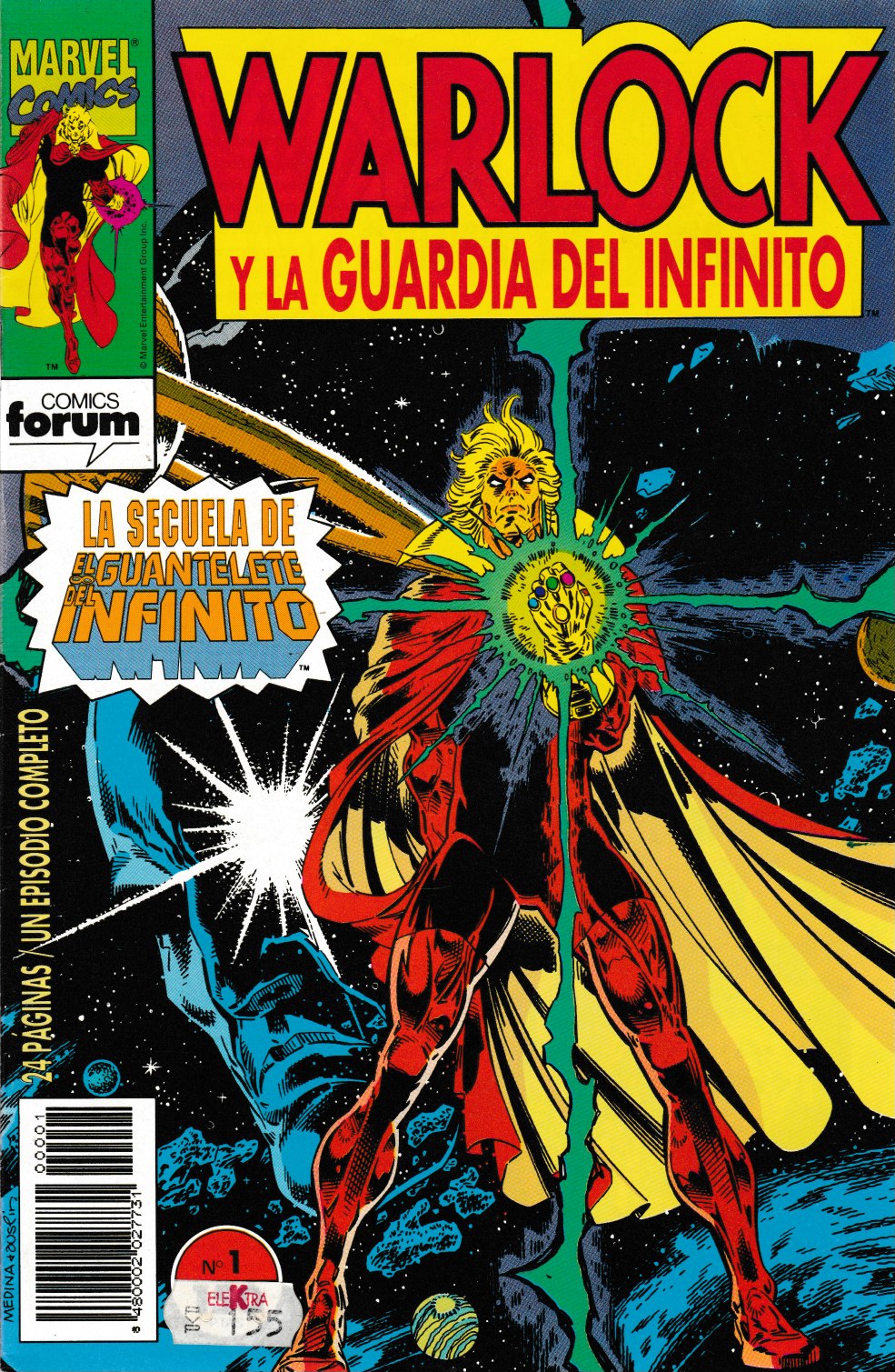 Warlock y La Guardia del Infinito. Forum 1993. Nº 1