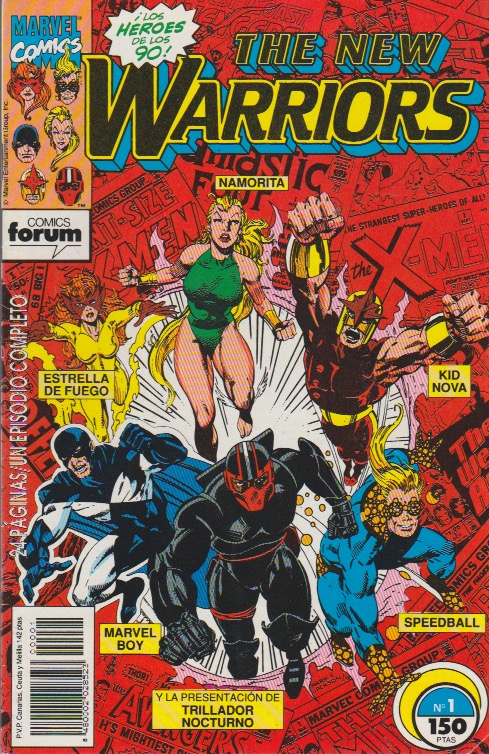 The New Warriors. Forum 1991. Nº 1